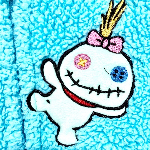 Disney’s STITCH Halloween Hooded Union Suit Costume Full Front Zip Sz Sm 4-6 - Picture 5 of 8